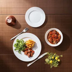 Тарелка «Эвридэй» мелкая стекло D=26,5см белый, изображение 2