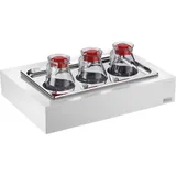 Станция буфетная для охлаждения «Буфет» на 3 кувшина сталь нерж.,мдф ,H=12,2,L=46,B=64см белый