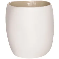 Shot glass for sake ceramics D=65,H=70mm white,beige.