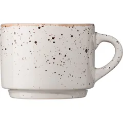 Чашка чайная «Пунто Бьянка» фарфор 200мл D=80,H=65,L=105,B=80мм белый,черный, изображение 2