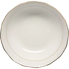 Салатник «Афродита» фарфор 1л D=230,H=65мм белый,золотой, изображение 2