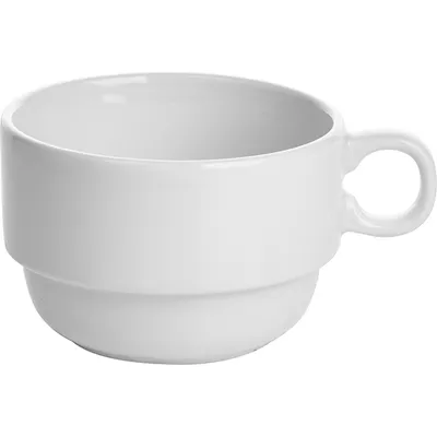 Чашка чайная «Акапулько» фарфор 250мл D=90,H=60,B=61мм белый, изображение 2