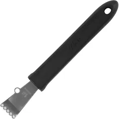 Peeling knife  steel, polyprop. , L=150/40, B=18mm  black, metallic.