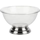 Емкость для охлаждения бутылок для шампанского пластик,сталь нерж. 15л D=44,H=22,B=25см прозр.,метал