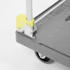 Тележка для контейнеров сталь,полипроп. ,H=86,L=90,3,B=60,5см серый,металлич., изображение 4