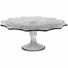 Подставка для торта стекло D=31,H=11,5см прозр.