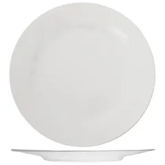 Plate “Kunstwerk” small  porcelain  D=20, H=2cm  white