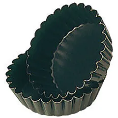 Pastry mold corrugated  steel, anti-stick coating  D=10, H=3cm