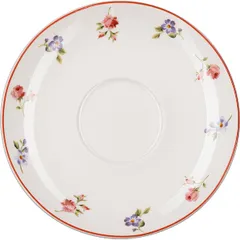 Набор посуды «Поэма Камарг» чайная пара (чашка + блюдце)[4шт] фарфор 260мл D=9/15,H=7см белый,розов., изображение 3