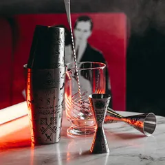 Ложка барная сталь нерж. ,L=300,B=35мм серебрист., изображение 2