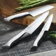 Нож кухонный «Диакросс» закугири сталь нерж. ,H=20,L=280/150,B=25мм металлич., изображение 3