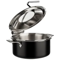 Мармит-супница сталь нерж.,стекло 4л D=30,5,H=17,5см черный, изображение 2