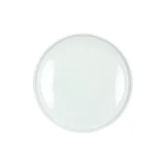 Блюдо «Тэзис» с бортом фарфор D=21см белый