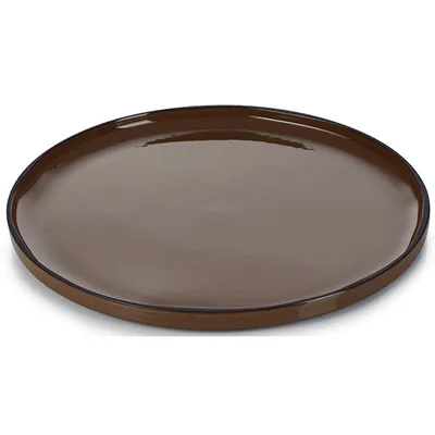 Блюдо для подачи «Карактэр» керамика D=30см коричнев., изображение 2