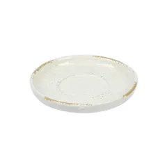 Блюдце «Фенхель» фарфор D=111,H=13мм белый, изображение 2