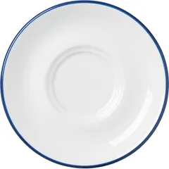 Saucer “Retro Cante Blau”  porcelain  D=12cm  white, blue