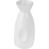 Sake bottle “Kunstwerk”  porcelain  290 ml , H=14.8 cm  white