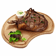 Доска для стейка дерево ,H=15,L=360,B=235мм св. дерево