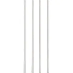 Tubes without bend[250pcs] polyprop. D=7,L=240mm white