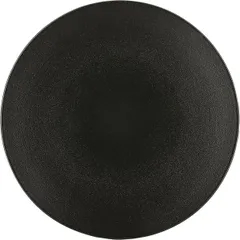 Plate "Ekinox" small ceramics D=28cm black