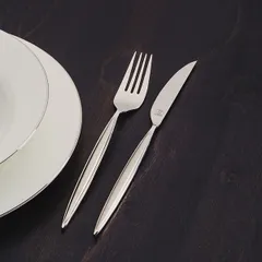 Вилка десертная «Монтевидео» хромоник. сталь ,L=19,6см хромиров., изображение 3