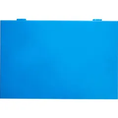 Доска разделочная с упором полиэтилен ,H=2,L=60,B=40см синий, изображение 2