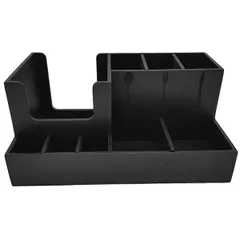Organizer for tables. appliances plywood ,H=14,L=31,B=18.5cm black