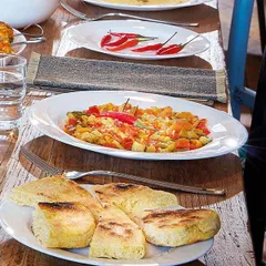 Тарелка «Эволюшнс Уайт» мелкая стекло D=240,H=22мм белый, изображение 4