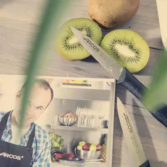 Нож для чистки овощей и фруктов «Нова» сталь нерж.,полипроп. ,L=210/95мм черный,металлич., изображение 2