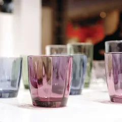 Олд фэшн (стакан) «Пулсар» стекло 305мл D=84,H=93мм фиолет., изображение 2