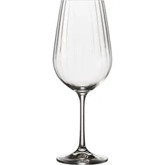 Wine glass “Optic” glass 0.55l D=64,H=245mm clear.