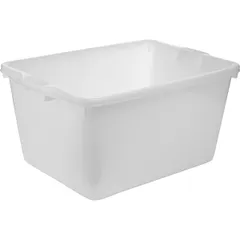 Food container polyethylene 60l ,H=30,L=62,B=42cm white