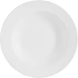 Тарелка глубокая «Эволюшнс Уайт» стекло 250мл D=220,H=3мм белый