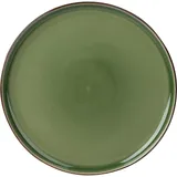 Тарелка «Сейдж» фарфор D=21см зелен.,бронз.
