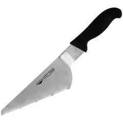 Lasagna knife  stainless steel  L=22cm  black, metal.
