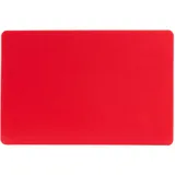 Cutting board plastic ,H=1,L=30,B=20cm red