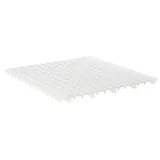 Коврик барный рельефный полипроп. ,L=33,B=33см белый