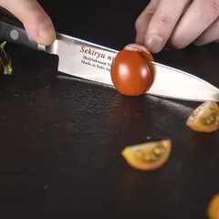 Нож кухонный «Осака» односторонняя заточка сталь нерж.,полиоксиметилен ,L=23,5/12см, изображение 4