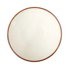 Салатник «Париж» фарфор 0,55л D=14см белый,коричнев., Объем по данным поставщика (мл): 550, изображение 2
