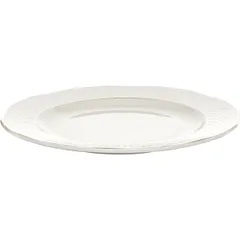 Тарелка «Афродита» мелкая фарфор D=26,H=2см белый,золотой, изображение 2