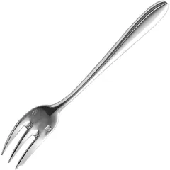 Cake fork “Lazzo”  stainless steel , L=15.3 cm  metal.
