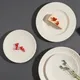 Тарелка «Морелла» мелкая без борта фарфор D=20,2см белый, изображение 5