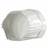 Колпак поварской нетканный материал[10шт] целлюл.,вискоза ,H=30см