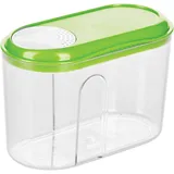 Емкость для сыпучих продуктов полипроп. 0,75л ,H=10,L=15,B=7см прозр.