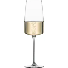 Бокал-флюте «Сенса» хр.стекло 388мл D=72,H=240мм прозр., изображение 3