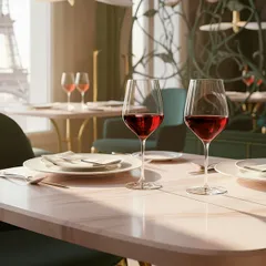 Бокал для вина «Милла» хр.стекло 0,55л D=95,H=240мм прозр., изображение 3