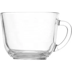 Tea cup “Glamour”  glass  200 ml  D=89, H=69mm  clear.