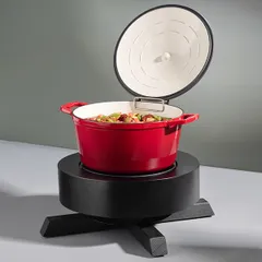 Плита индукционная металл,стекло ,H=16,L=46,5см черный, изображение 4