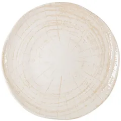 Тарелка «Кайла Парадисо» мелкая фарфор D=23см белый,бежев.