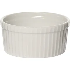 Салатник «Америка» рельефный фарфор 150мл D=90,H=45мм белый